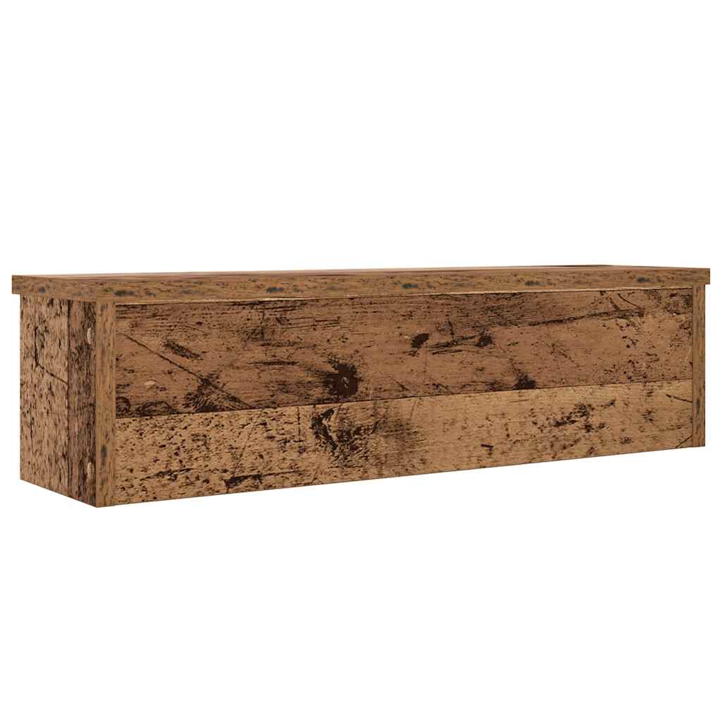 Étagères de cuisine empilables 2 pcs vieux bois 50x15x16 cm