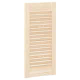 Portes d'armoire à persiennes 4 pcs 61,5x29,5 cm pin massif