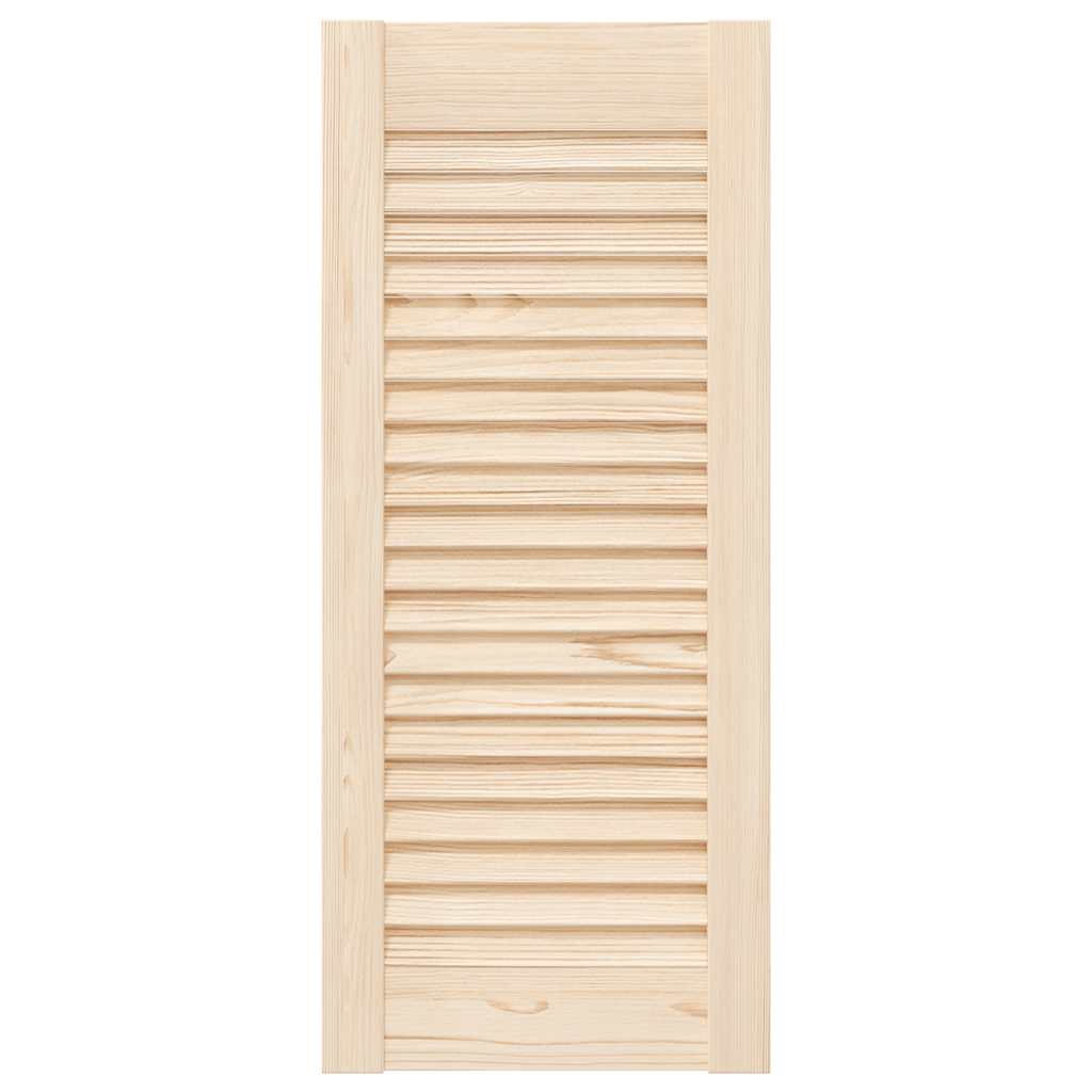 Porte d'armoire à persiennes 69x29,5 cm bois de pin massif