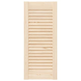 Porte d'armoire à persiennes 69x29,5 cm bois de pin massif