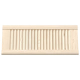 2pcs 69x29.5cm Solid Pine Wood Louvered Cabinet Doors