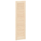 Portes d'armoire à persiennes 2 pcs 99x29,5 cm pin massif