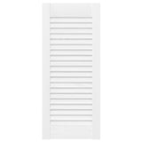 Portes d'armoire à persiennes 4 pcs blanc 61,5x29,5 cm