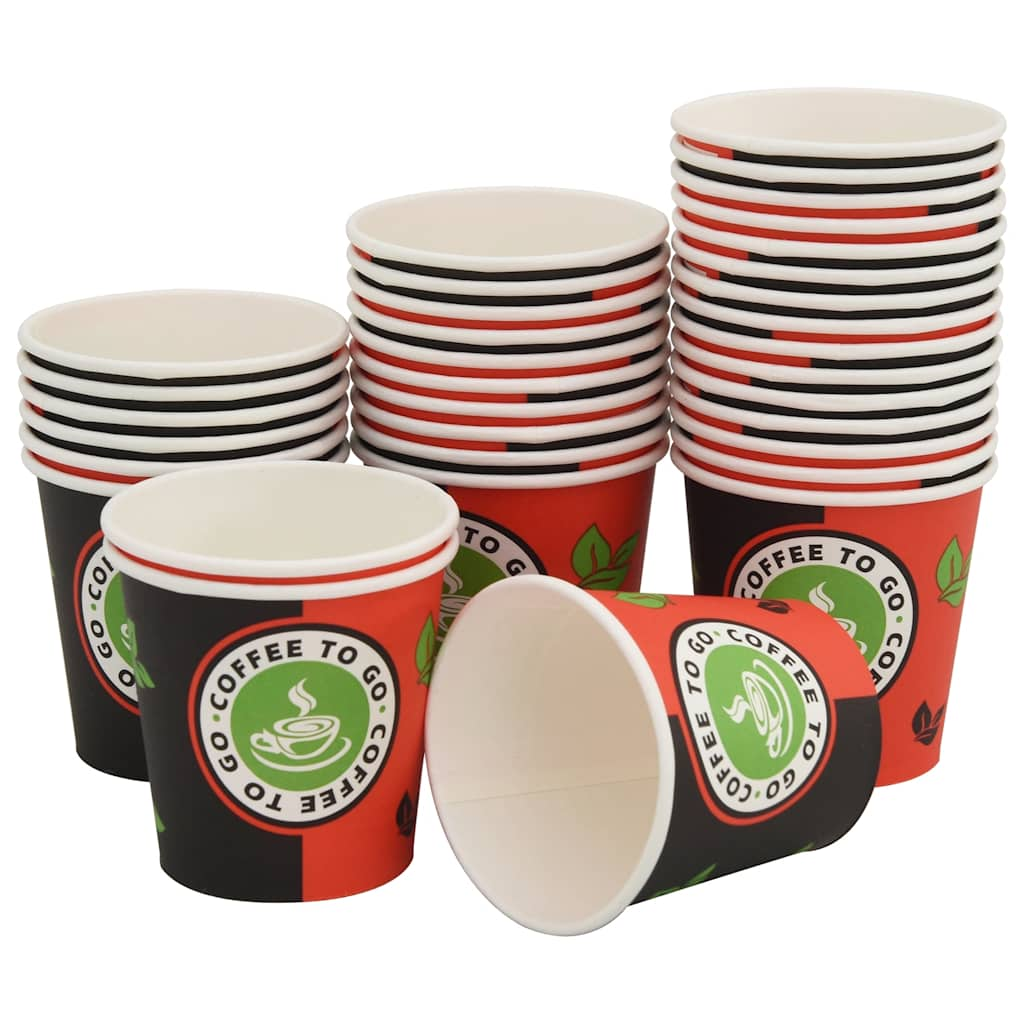 Tasses à café en papier avec couvercles 1000 pcs 4oz 120ml