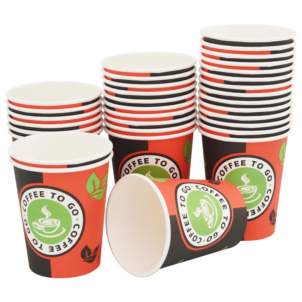 Tasses à café en papier avec couvercles 1000 pcs 8oz 240ml