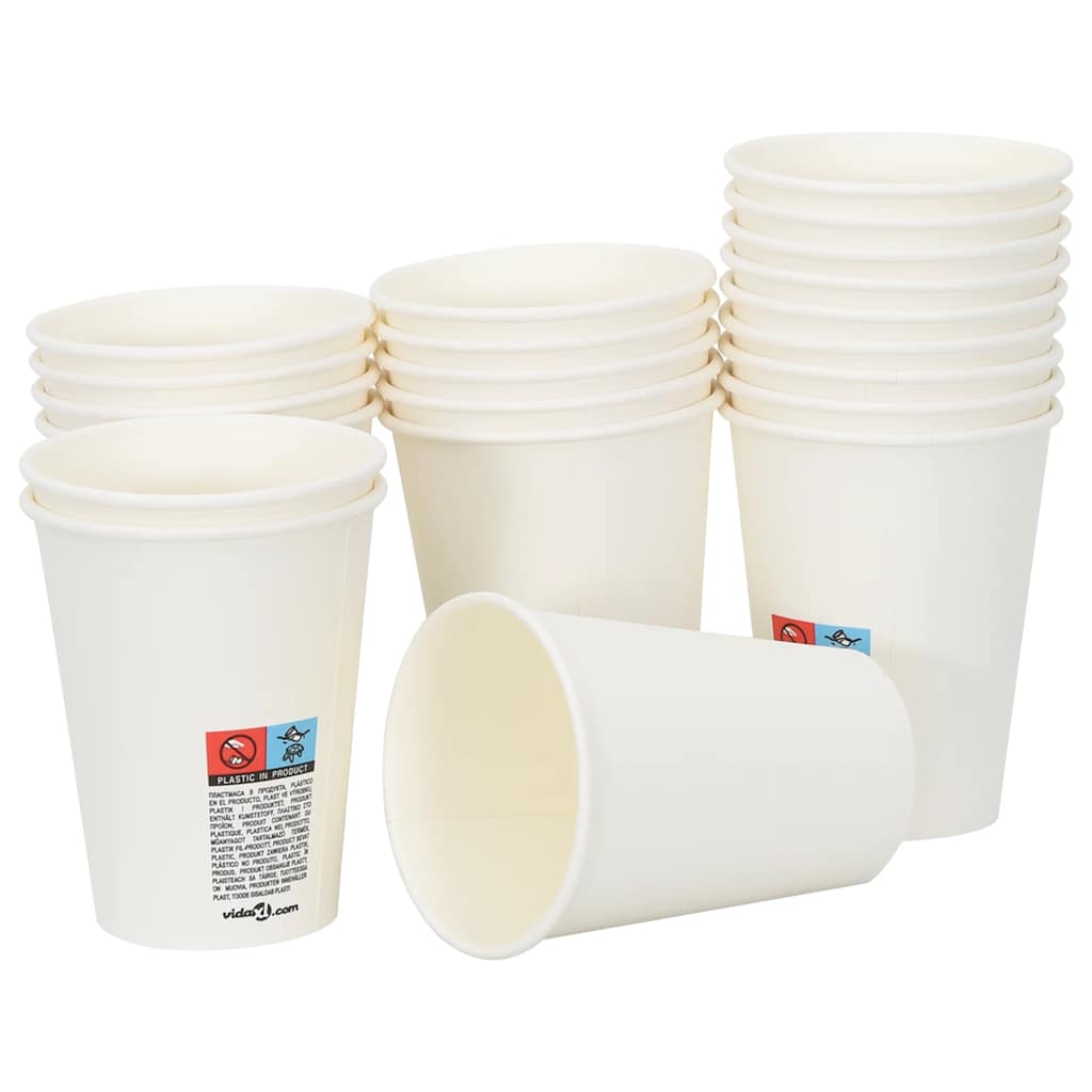 Paper Coffee Cups with Lids 1000pcs 12oz 300ml