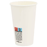 Tasses à café en papier avec couvercles 1000 pcs 16oz 400ml