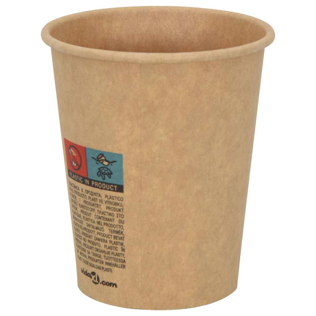 Tasses à café en papier avec couvercles 1000 pcs 8oz 200ml