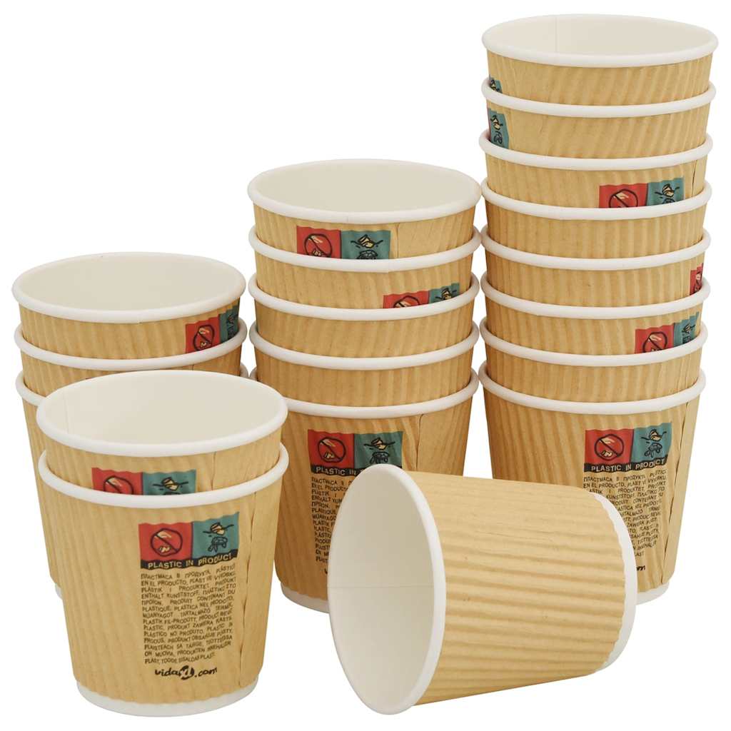 Tasses à café en papier avec couvercles 1000 pcs 4oz 100ml