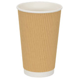 Tasses à café en papier avec couvercles 1000 pcs 16oz 400ml