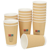 Tasses à café en papier avec couvercles 1000 pcs 16oz 400ml