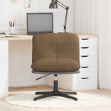 Chaise pivotante de bureau Taupe Tissu