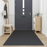 Black doormat 115x400 cm