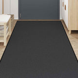 Black doormat 115x500 cm