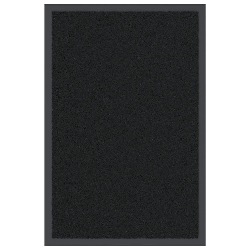 Black doormat 40x60 cm