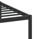 Cadre de lit sans matelas chêne fumé 100x190 cm bois ingénierie