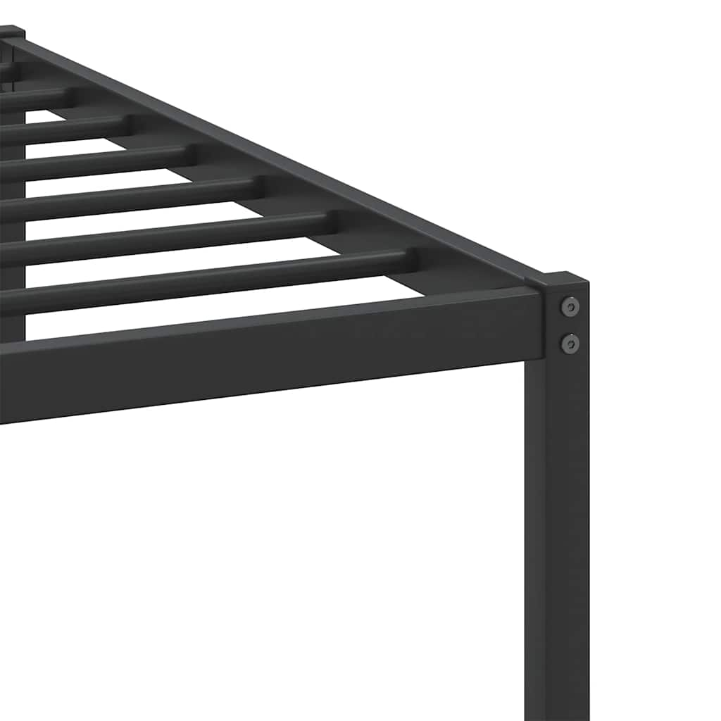 Cadre de lit sans matelas chêne fumé 100x200 cm bois ingénierie