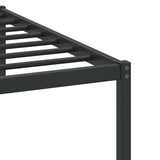 Cadre de lit sans matelas chêne fumé 107x203 cm bois ingénierie