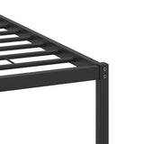 Cadre de lit sans matelas chêne fumé 120x190 cm bois ingénierie