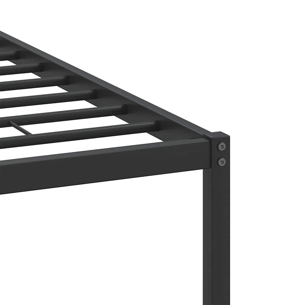 Cadre de lit sans matelas chêne fumé 120x200 cm bois ingénierie