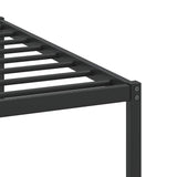 Cadre de lit sans matelas chêne fumé 200x200 cm bois ingénierie