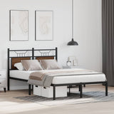 Cadre de lit sans matelas chêne marron 120x190 cm