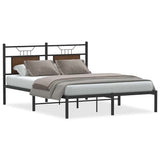 Cadre de lit sans matelas chêne marron 137x190 cm