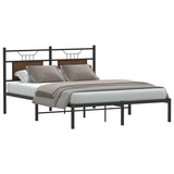 Cadre de lit sans matelas chêne marron 140x190 cm