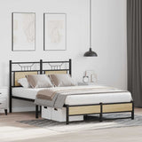 Bed frame without mattress sonoma oak 120x200 cm