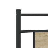 Bed frame without mattress sonoma oak 75x190 cm