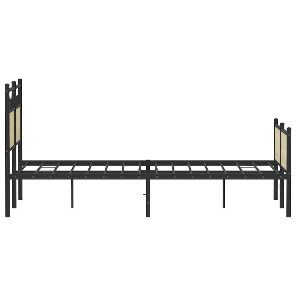 Bed frame without mattress sonoma oak 120x190 cm