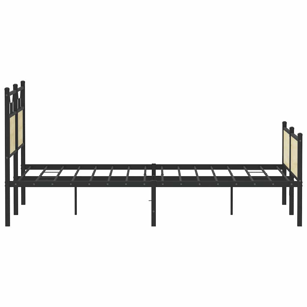 Cadre de lit sans matelas chêne sonoma 140x190 cm