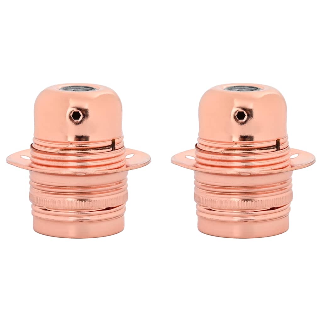 Douilles de lampe 2 pcs bronze or rose E27