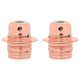 Douilles de lampe 2 pcs bronze or rose E27