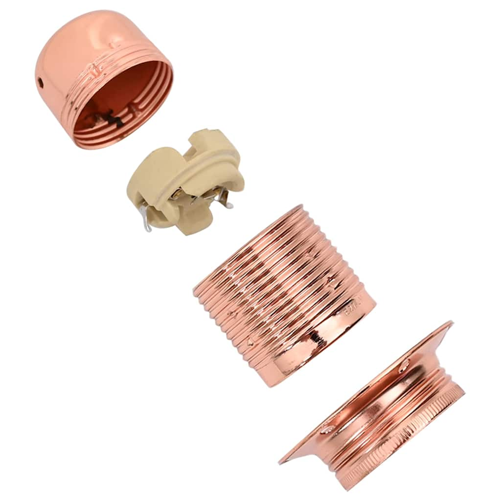 Douilles de lampe 2 pcs bronze or rose E27