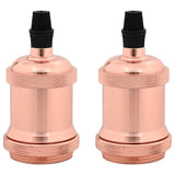 Douilles de lampe 2 pcs bronze or rose E27