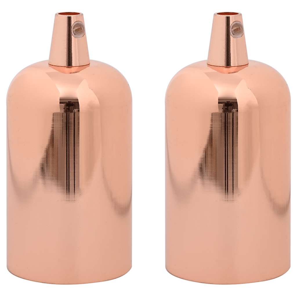 Douilles de lampe 2 pcs bronze or rose E27