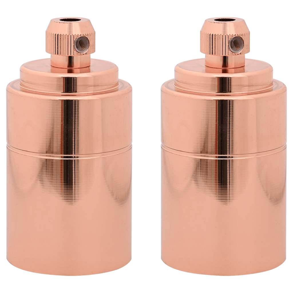 Douilles de lampe 2 pcs bronze or rose E27