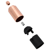 Douilles de lampe 2 pcs bronze or rose E27