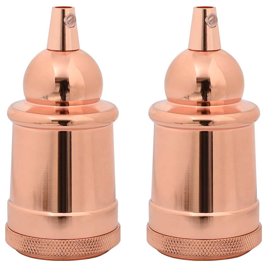 Douilles de lampe 2 pcs bronze or rose E27