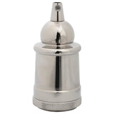 Douilles de lampe 2 pcs nickel satiné E27