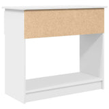 Table console avec tiroirs blanc 85,5x38,5x74,5 cm