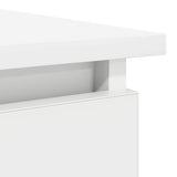 Table console avec tiroirs blanc 85,5x38,5x74,5 cm