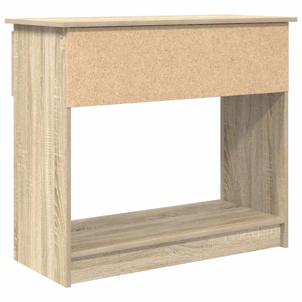 Table console avec tiroirs chêne sonoma 85,5x38,5x74,5 cm