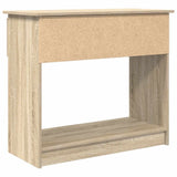 Console table with drawers sonoma oak 85.5x38.5x74.5 cm