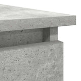 Table console avec tiroirs gris béton 85,5x38,5x74,5 cm