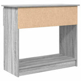 Table console avec tiroirs sonoma gris 85,5x38,5x74,5 cm