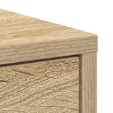 Sideboard with drawer sonoma oak 80x34x76 cm engineered wood