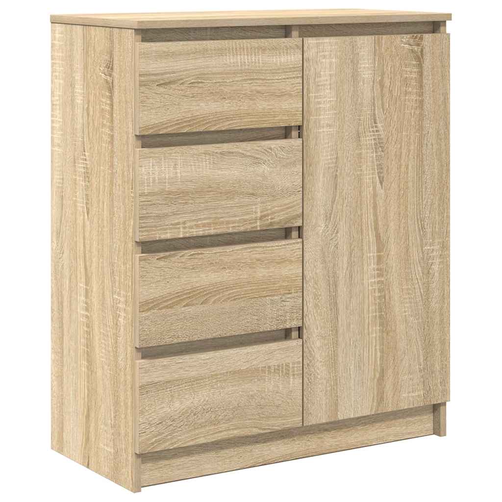 Buffet avec tiroirs chêne sonoma 71x35x84 cm bois d'ingénierie