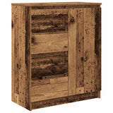 Buffet avec tiroirs vieux bois 71x35x84 cm bois d'ingénierie